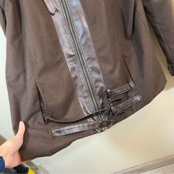 RQ-BL Brown Steampunk Jacket Men’s XL - Picture 6 of 11